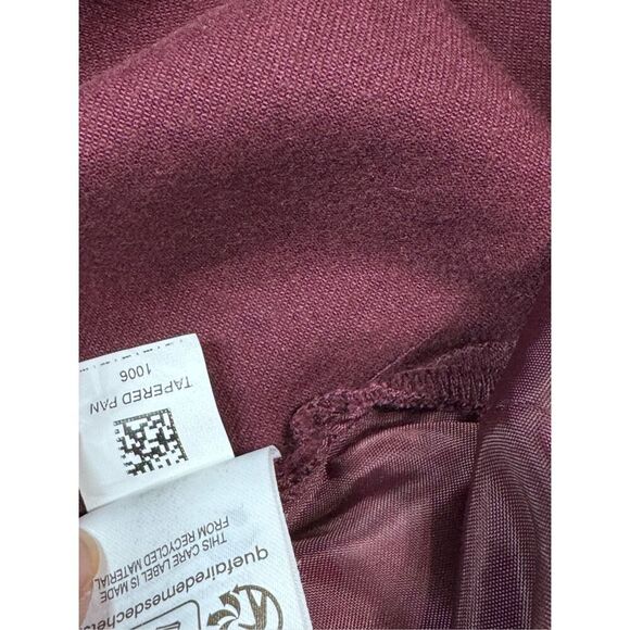 Boden Burgundy Cotton‎ Chino Tapered Trousers Sz 16 - Picture 8 of 9